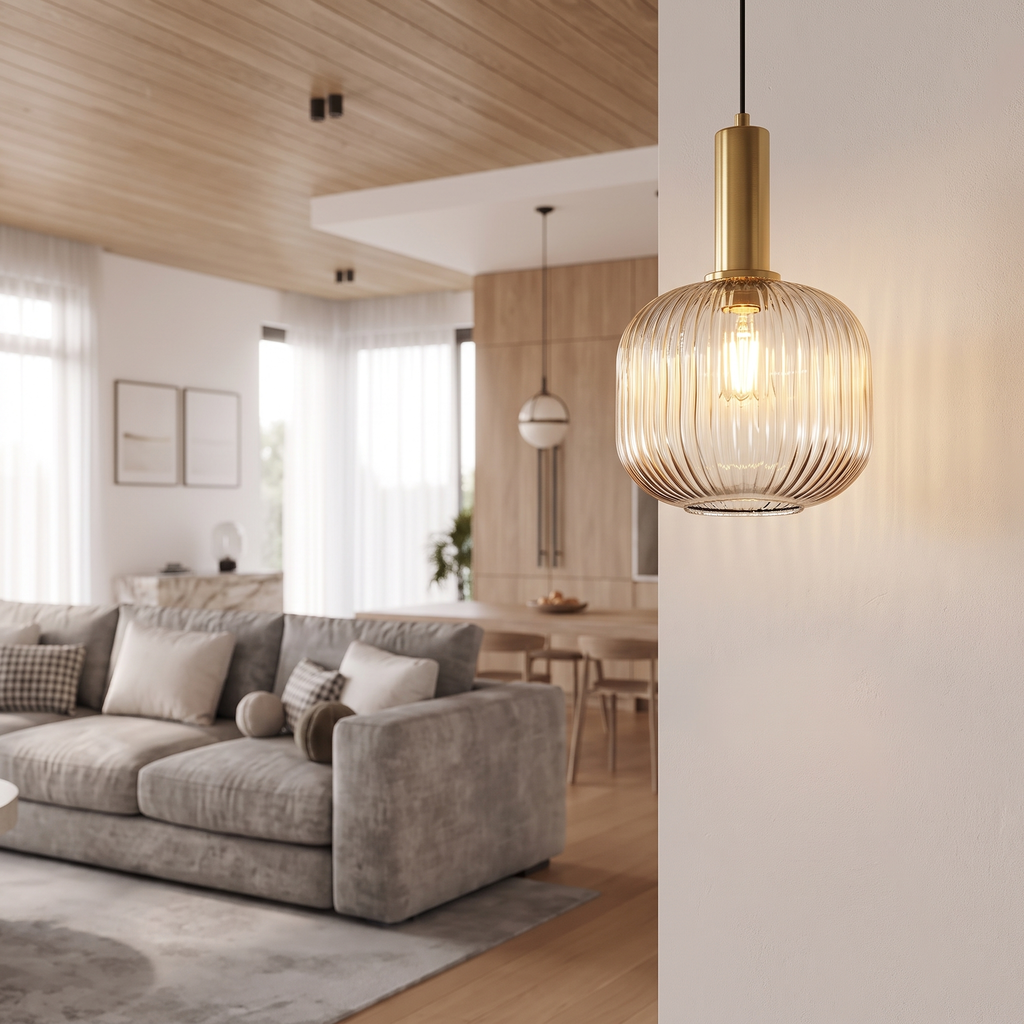 Sicalu Brassa brass pendant light image 5